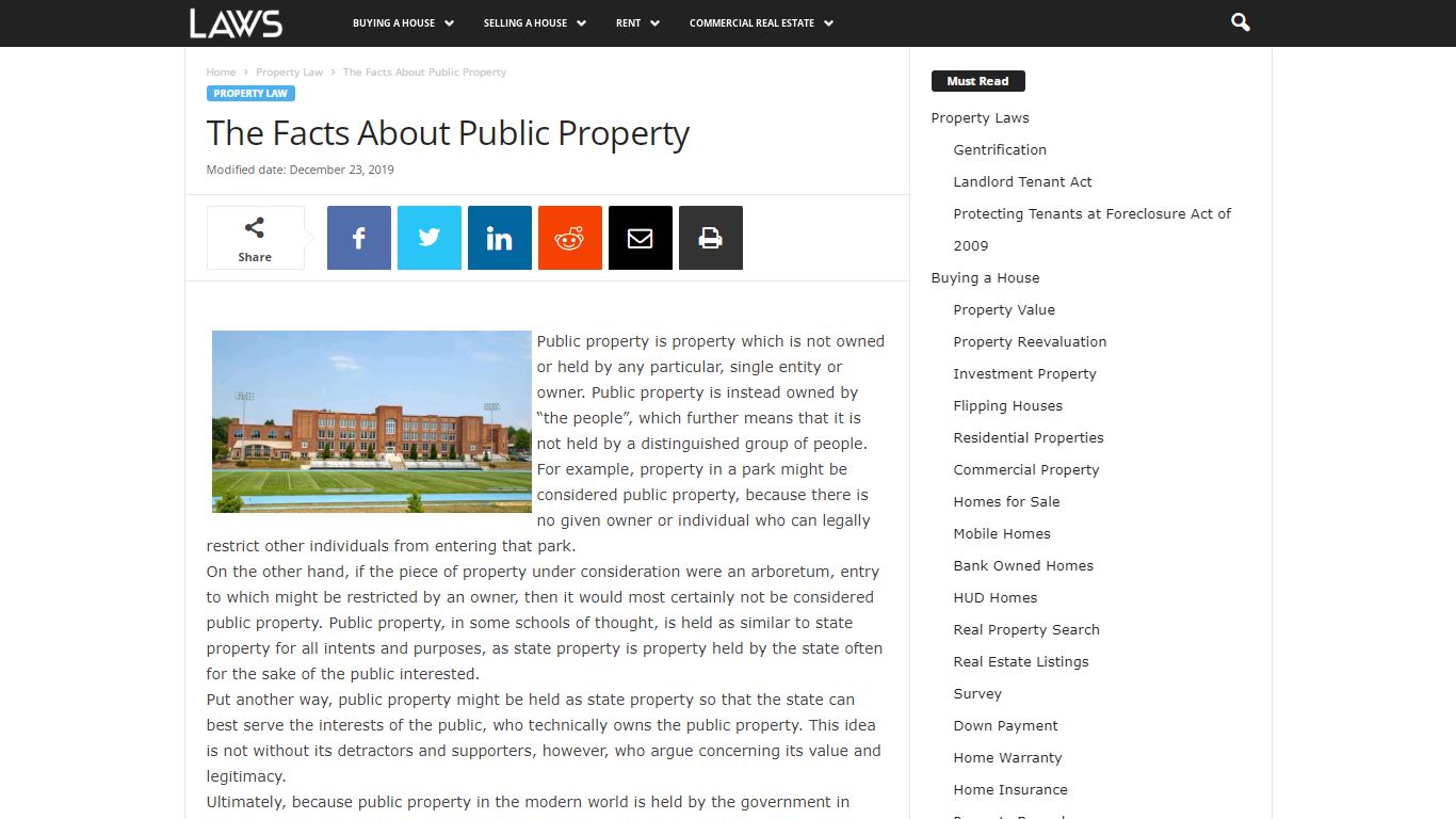 The Facts About Public Property - Property - LAWS.com