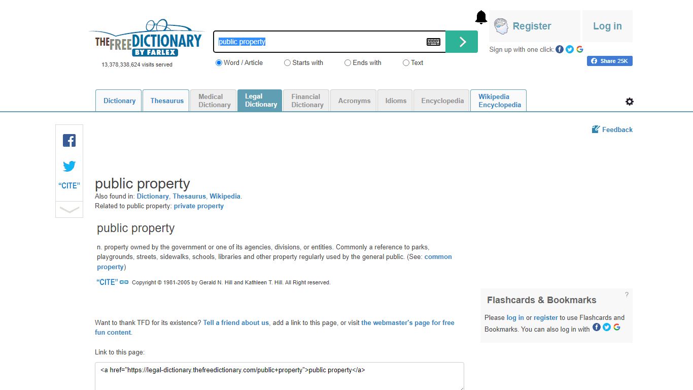 Public property legal definition of public property - TheFreeDictionary.com